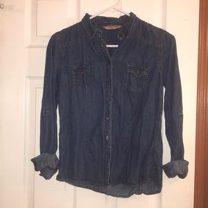 Button Up Jean Shirt!